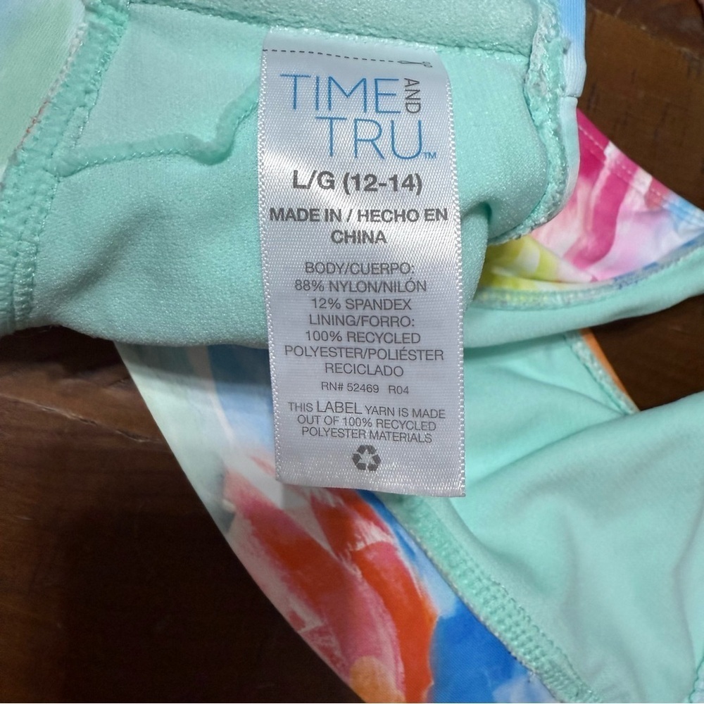 Colorful Abstract Bikini Top - Picture 4 of 8